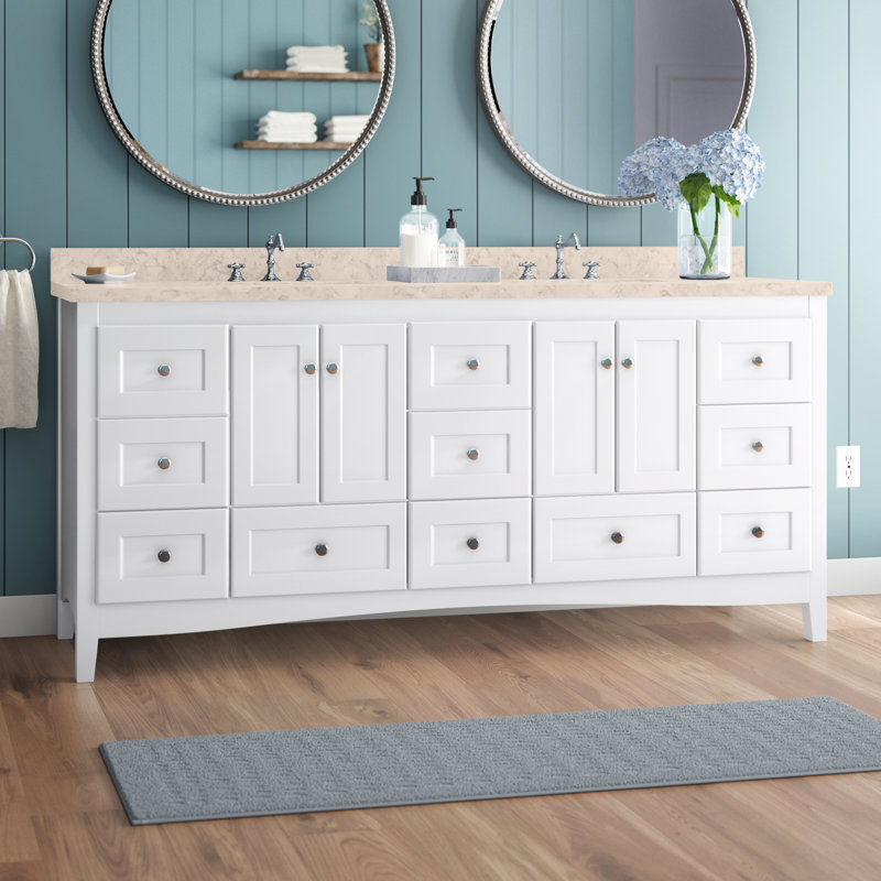 Charlton Home Farlend 72" Double Bathroom Vanity Set & Reviews Wayfair